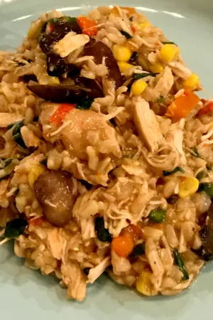 Recipe This  Instant Pot Brown Rice & Vegetables