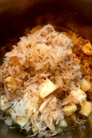 instant pot pork loin, sauerkraut