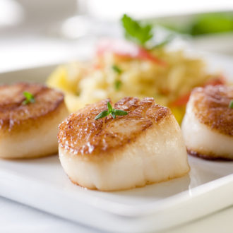 pan seared sea scallops