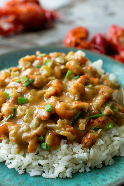 cajun crawfish etouffee