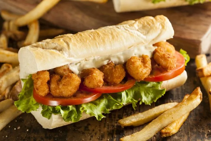 shrimp po' boy