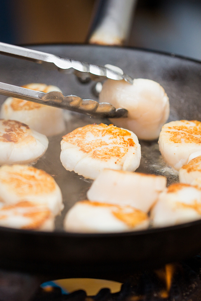 pan seared sea scallops