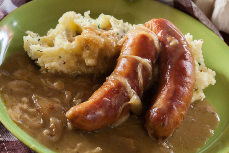 bangers and mash