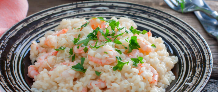 Shrimp and Arugula Risotto Recipe Shrimp and Arugula Risotto