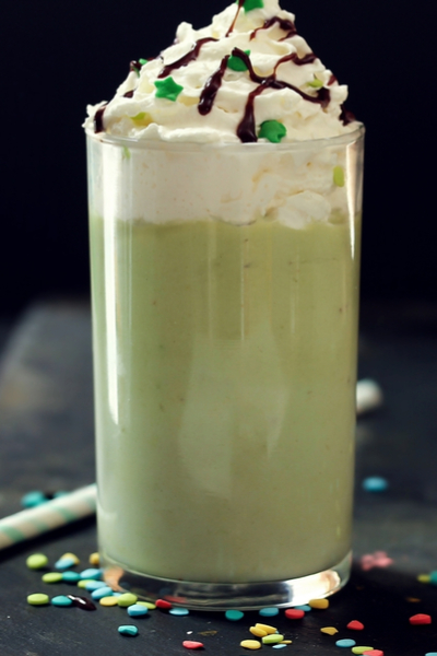 healthy shamrock shake 