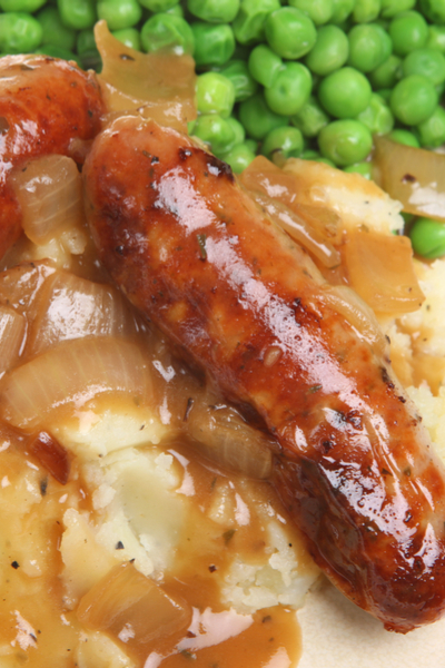 bangers and mash