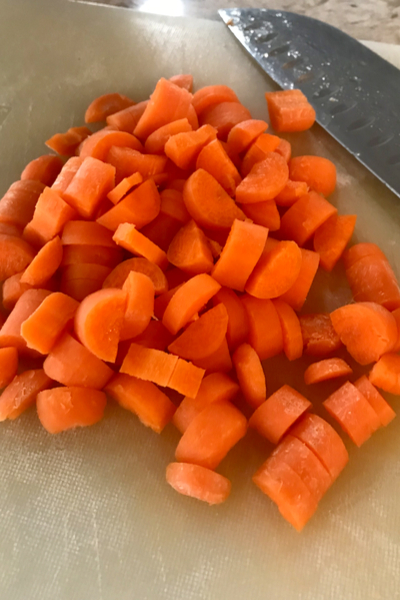 baby carrots diced