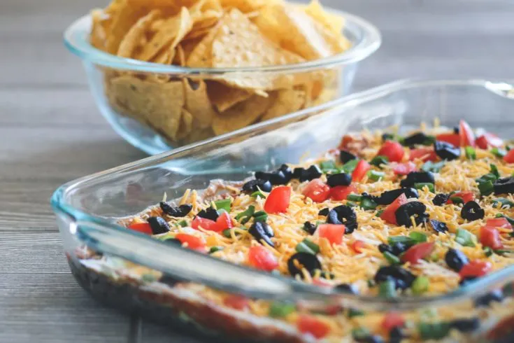 7 layer Mexican dip