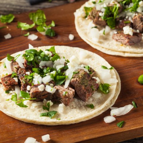 carne asada tacos