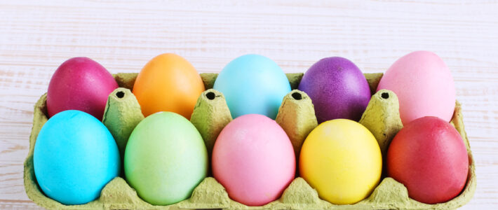 How To Make Colored Easter Eggs In The Instant Pot featured easter eggs