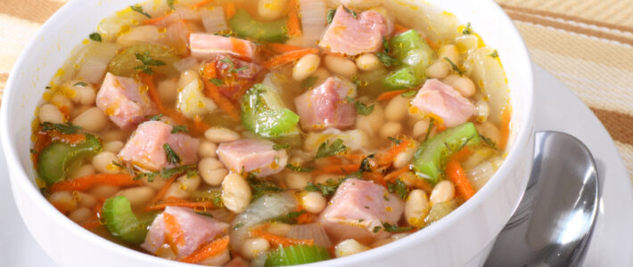Slow Cooker Ham and Bean Soup ham and bean soup