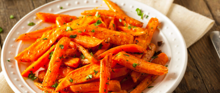 Oven Roasted Honey Glazed Carrots honey glazed carrots