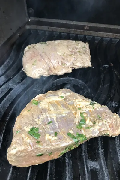 grilled meat 
