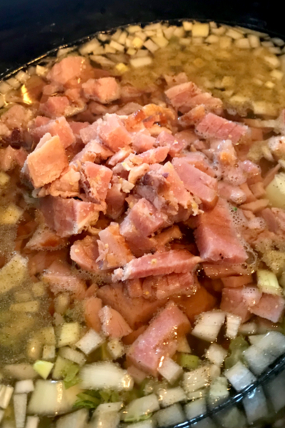 ham in slow cooker ham and bean soup