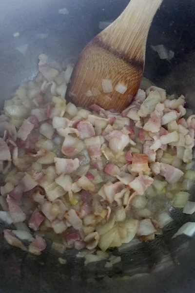 bacon and onions