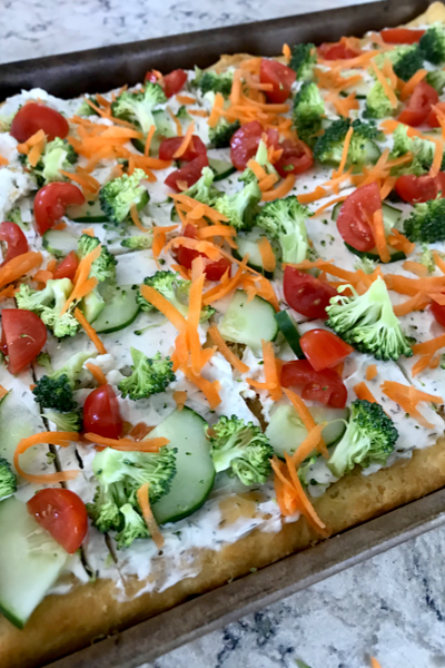 cold veggie pizza 