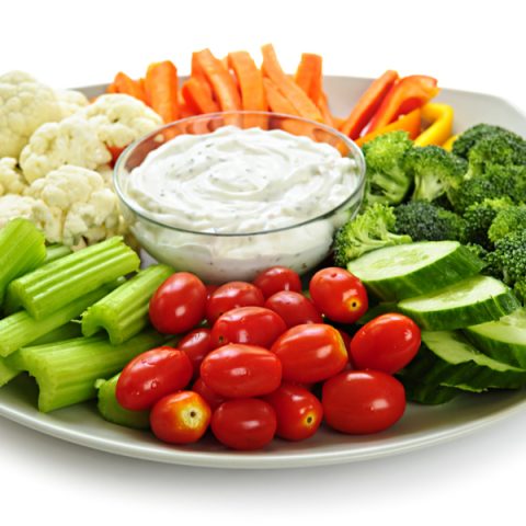 homemade vegetable dip