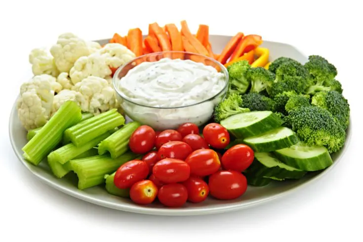 homemade vegetable dip