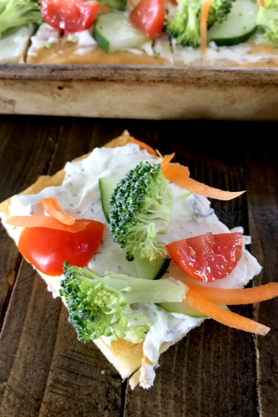 cold veggie pizza 