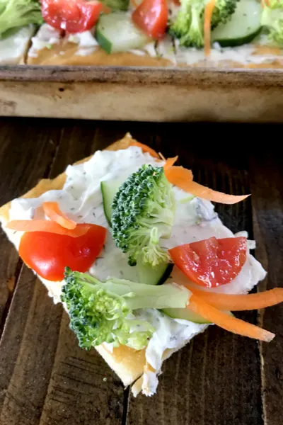 cold veggie pizza