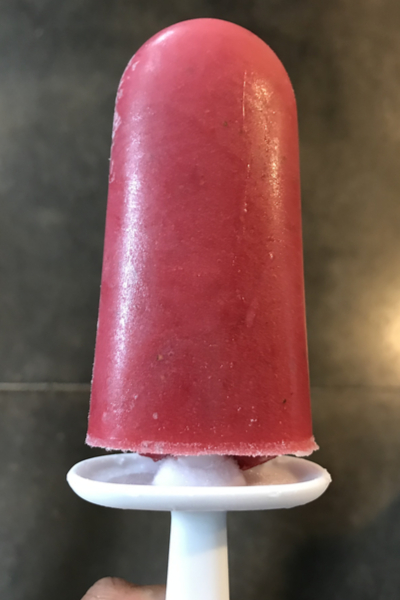 strawberry yogurt popsicle