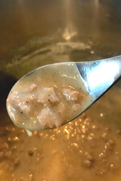 instant pot sausage gravy