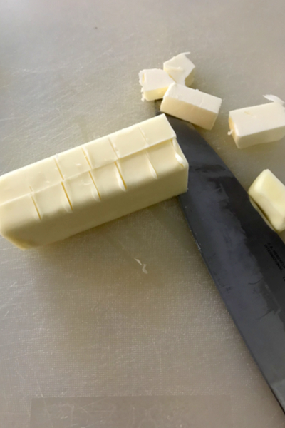 cutting butter