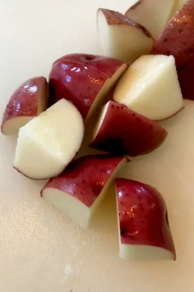 diced red potatoes