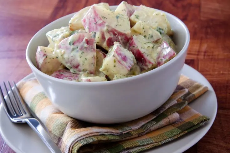 Instant Pot Dill Pickle Potato Salad