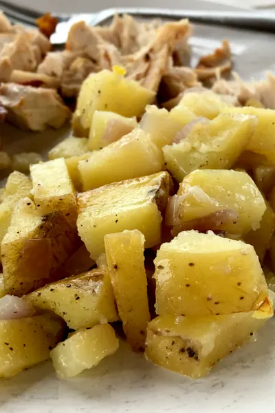 grilled potatoes