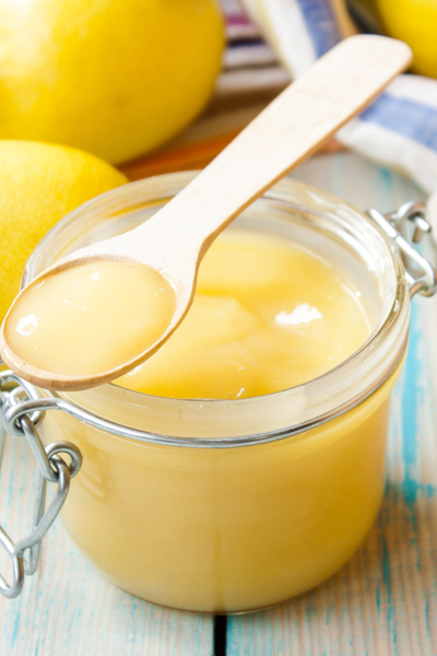 jar of lemon curd