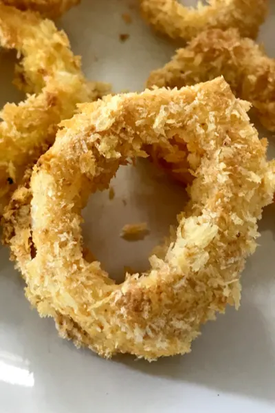 homemade air fryer onion rings 