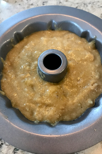 banana bread batter 