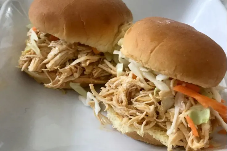 Instant Pot Buffalo Chicken Sliders