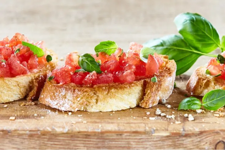 Tomato Basil Bruschetta