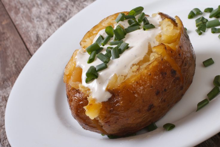 Air Fryer Baked Potatoes