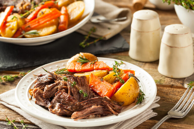 Slow Cooker Pot Roast and Vegetables Make Your Meals