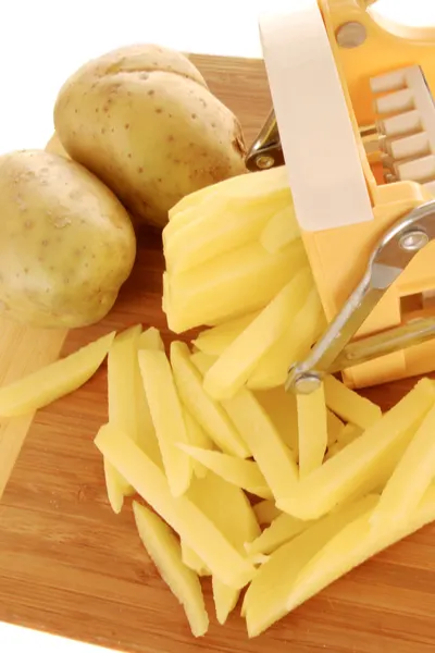 Using Sweet Potatoes out of the Garden to SAVE MONEY / Commercial Grade  French Fry Cutter #homemade 