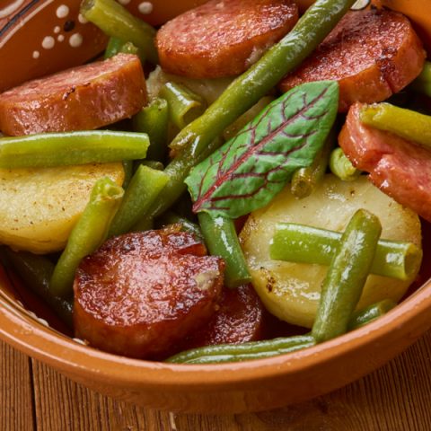 Instant Pot Green Beans, Potatoes, and Sausage