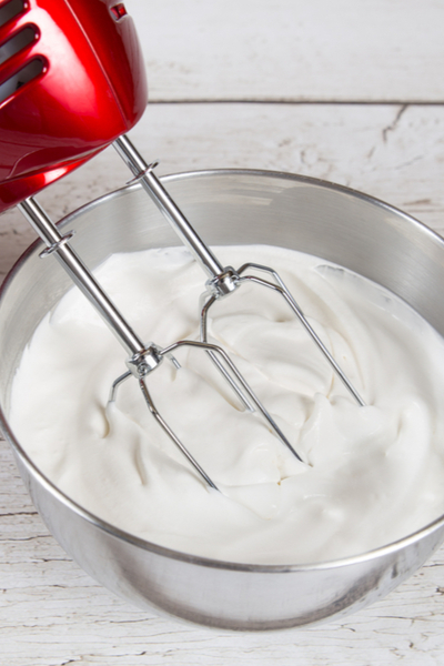 homemade whipped cream