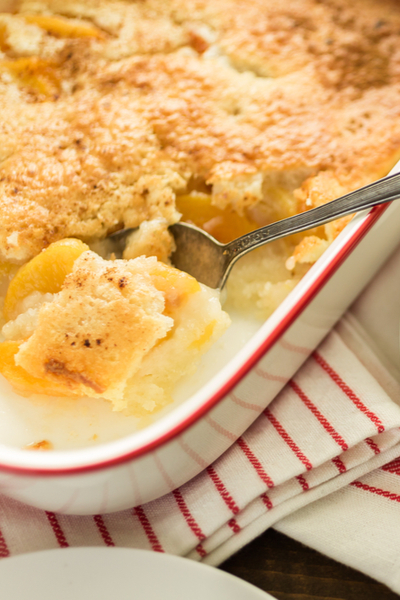 easy peach cobbler