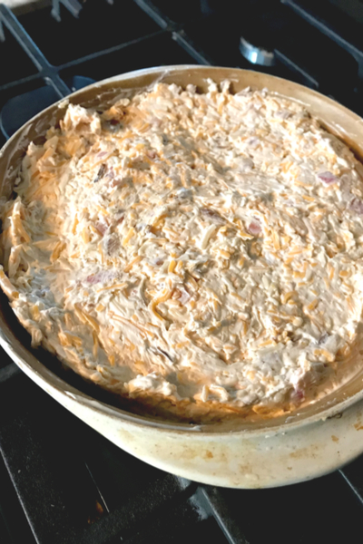 unbaked bacon cream cheese dip 