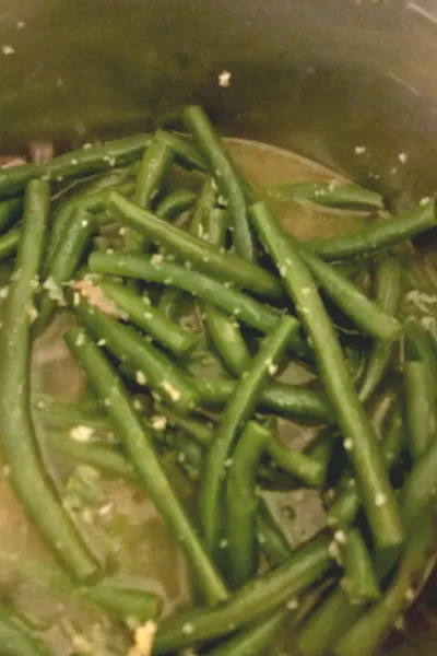 instant pot garlic green beans 