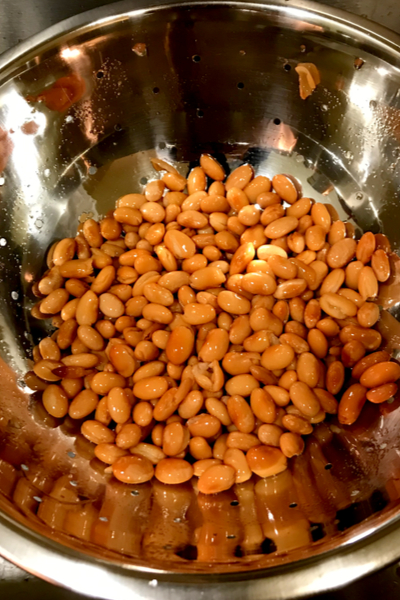 drained pinto beans 