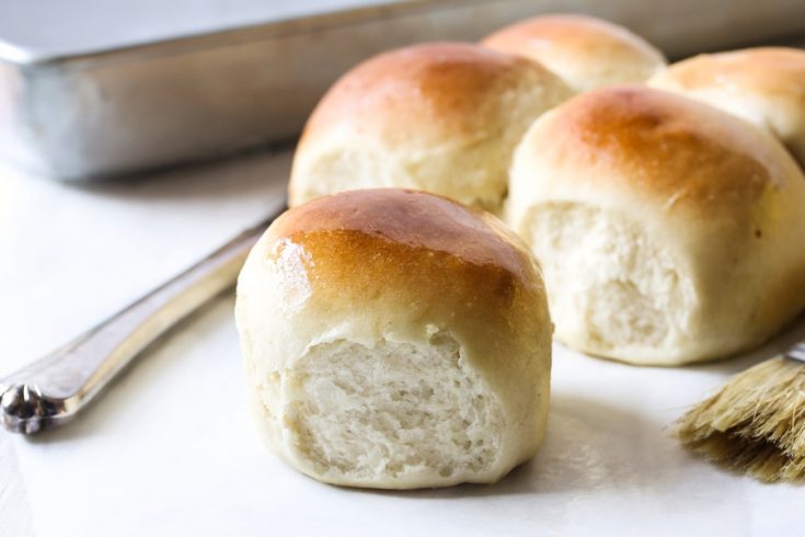 No Knead Dinner Rolls