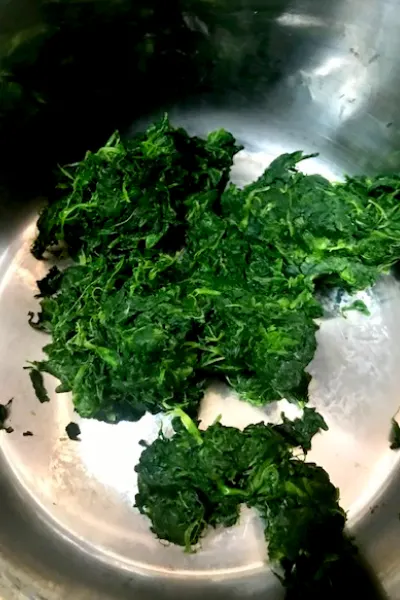 spinach thawed 