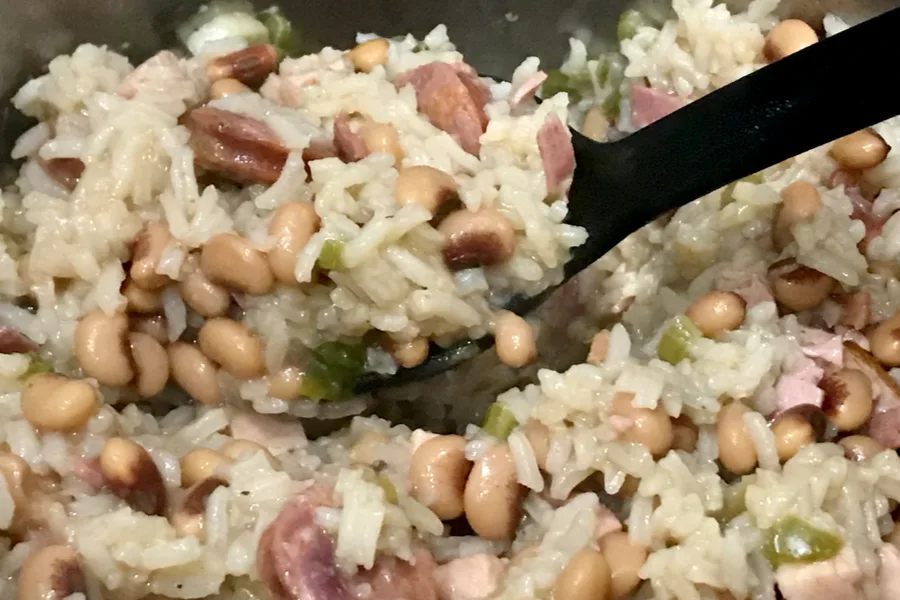 black eyed peas jambalaya