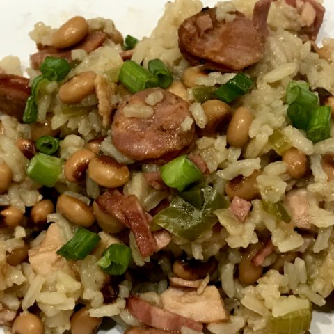 black eyed pea jambalaya
