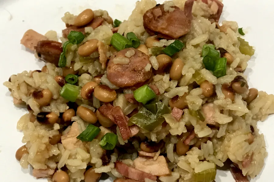 black eyed pea jambalaya