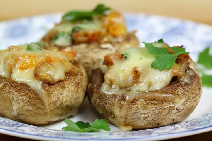 Sausage and Cream Cheese Stuffed Mushrooms